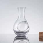 【楯野川 山川光男 換購品】日式凹洞冰酒瓶 透明凹洞 400ml