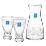酒品配件-Accessories-日本東洋佐佐木-德利冷酒清酒酒具套裝-竹葉-G308-H106-一瓶二杯-清酒杯-清酒十四代獺祭專家