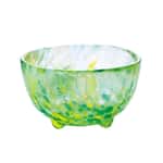 酒品配件-Accessories-日本石塚硝子-津輕びいどろ-黃綠-1個入-F-79473-清酒杯-清酒十四代獺祭專家