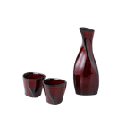 酒品配件-Accessories-日本Awasaka-清酒酒具套裝-漆紅-一瓶兩杯-2055-2-41-分酒瓶-清酒十四代獺祭專家