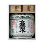 清酒-高清水-秋田酒類-高清水-菰樽-清酒祝樽-1800ml-內含2個品酒專用酒枡-原裝木盒-高清水-清酒十四代獺祭專家
