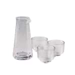 酒品配件-Accessories-日式玻璃清酒酒具套裝-一瓶三杯-清酒杯-清酒十四代獺祭專家