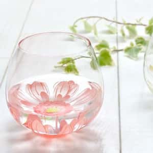 酒品配件-Accessories-日本東洋佐佐木-BENEDIRE-Fleuriru 粉色非洲菊-495ml-B-SW91-J393-酒杯-玻璃杯-清酒十四代獺祭專家