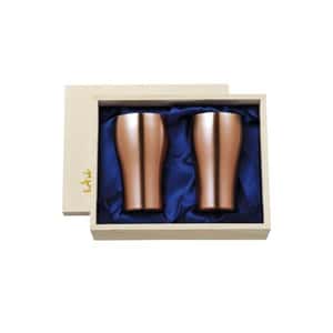 日本清酒杯 新潟縣 純銅酒具「華」200ml 2個入 酒品配件 Accessories 清酒杯 清酒十四代獺祭專家