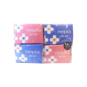 貓奴生活雜貨-日本Nepia王子製紙-超柔便攜式紙巾套裝-一袋16包-花花彩色-紙巾及廁紙-清酒十四代獺祭專家