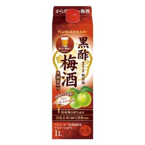 中埜酒造 KUNIZAKARI 黑酢梅酒 業務用 1000ml 酒 梅酒 Plum Wine 清酒十四代獺祭專家