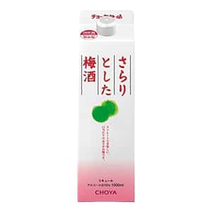CHOYA 梅酒 蝶矢 Sarari 香滑梅酒 業務用 紙盒裝 1000ml (白粉) 酒 梅酒 Plum Wine 清酒十四代獺祭專家