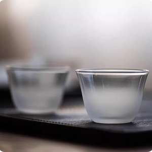 酒-沒有品牌 酒品配件 Accessories推薦：日式清酒杯 簡約雲霧玻璃小酒杯 一個入