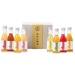 中田食品 日本紀州梅酒 果酒 180ml 套裝 (八支不同口味) 酒 梅酒 Plum Wine 清酒十四代獺祭專家