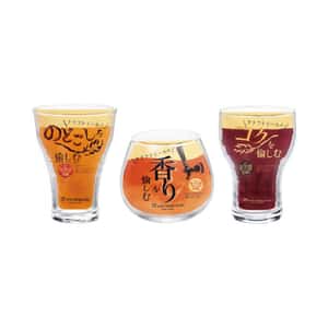 日本清酒杯 木本硝子 專業品味啤酒杯套裝 3個入 酒品配件 Accessories 酒杯/玻璃杯 清酒十四代獺祭專家