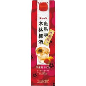 CHOYA 梅酒 蝶矢 無添加冰熟梅本格梅酒 業務用 紙盒裝 1.8L (紅) 酒 梅酒 Plum Wine 清酒十四代獺祭專家