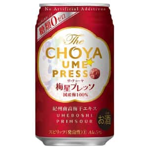CHOYA 梅酒 蝶矢 The CHOYA Ume Press 梅酒 梅星PRESSO 350ml (深紅罐) 酒 梅酒 Plum Wine 清酒十四代獺祭專家