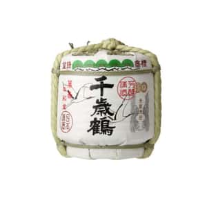 千歲鶴 御神酒 迷你菰樽 300ml 清酒 Sake 其他清酒 清酒十四代獺祭專家