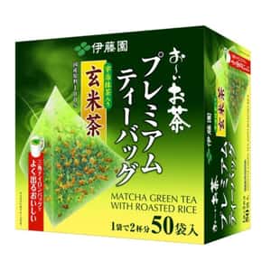 生活用品超級市場-日本伊藤園-宇治抹茶玄米茶包-50包入-飲品-清酒十四代獺祭專家