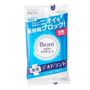 生活用品超級市場-Bioré碧柔-抗汗爽身淨味紙-無香味-10片-BPS-DEO-個人護理用品-清酒十四代獺祭專家
