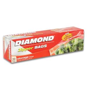 生活用品超級市場-Diamond鑽石牌-密實袋-大碼-20裝-3419-廚房用品-清酒十四代獺祭專家