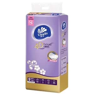 生活用品超級市場-Vinda維達4D-Deluxe-立體壓花袋裝面紙-天然無味-5包裝-106542-紙巾及廁紙-清酒十四代獺祭專家