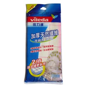 生活用品超級市場-Vileda微力達-百潔布系列-加厚天然纖維-洗碗布-3片裝-912032-家居清潔-清酒十四代獺祭專家