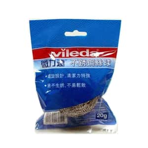 生活用品超級市場-Vileda微力達-百潔布系列-鋼絲球-1個裝-923014-廚房用品-清酒十四代獺祭專家