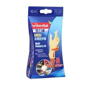 生活用品超級市場-Vileda微力達-手套系列-加長型多用途手套-10隻-074101-廚房用品-清酒十四代獺祭專家
