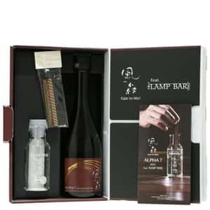 清酒-風之森-油長酒造-風之森-ALPHA-7-feat_-LAMP-BAR-純米酒-720ml-限定品-風の森-清酒十四代獺祭專家