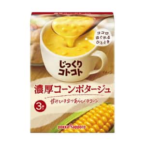 生活用品超級市場-日本Pokka-Sapporo-濃郁粟米濃湯-1盒3袋入-食品-清酒十四代獺祭專家
