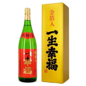 鈴木酒造 一生幸福 本釀造 金箔入り 1.8L 清酒 Sake 鈴木酒造 清酒十四代獺祭專家