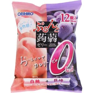 生活用品超級市場-日本ORIHIRO-蒟蒻啫喱-混合裝-白桃-巨峰提子-12個入-食品-清酒十四代獺祭專家
