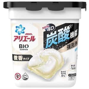 生活用品超級市場-日本P-G-ARIEL-4D炭酸機能-微香洗衣膠囊-12個裝-黑色-洗衣用品-清酒十四代獺祭專家