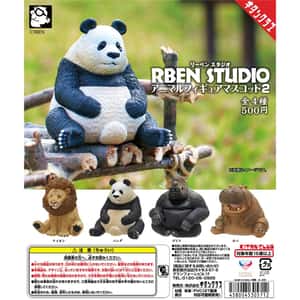 生活用品超級市場-日本直送-公仔擺設-RBEN-STUDIO-動物吉祥物第2彈-1套4隻-貓咪精品-清酒十四代獺祭專家