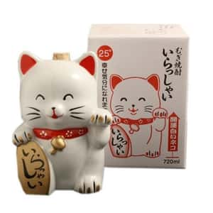 藤居酒造 開運祈願 白色招財貓 麥燒酎 720ml 燒酎 Shochu 其他燒酎 清酒十四代獺祭專家