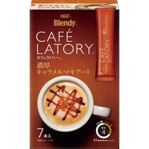 生活用品超級市場-AGF-Blendy-Cafe-Latory-日版即沖-濃厚焦糖瑪奇朵-7本入-飲品-清酒十四代獺祭專家