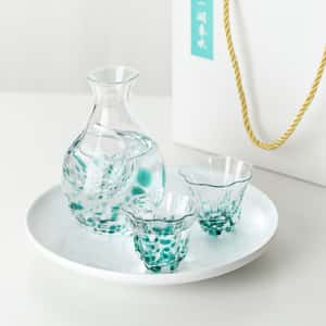 日式清酒杯 玻璃清酒酒具套裝 碧綠一湖春水 酒品配件 Accessories 酒具套裝 清酒十四代獺祭專家