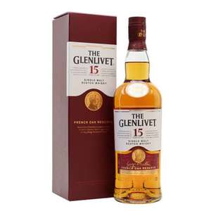 Glenlivet 威士忌 Whisky推薦：Glenlivet 15 Years Single Malt (French Oak Reserve) 金利15年麥芽威士忌 (法國桶釀) 700ml (0102 0718)