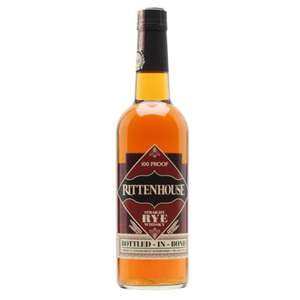 Rittenhouse 威士忌 Whisky推薦：Rittenhouse Straight Rye Whiskey 瑞頓黑麥威士忌 750ml (0102 0979)