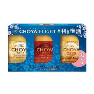 蝶矢CHOYA FLIGHT 170ml梅酒套裝 (三支不同口味) 酒 梅酒 Plum Wine 清酒十四代獺祭專家