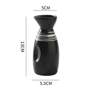 酒品配件 Accessories推薦：日式復古陶瓷清酒分酒瓶 太極白 160ml
