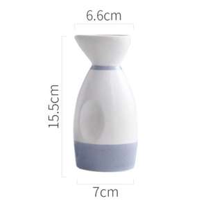 酒品配件 Accessories推薦：日式復古陶瓷清酒分酒瓶 藍田 350ml