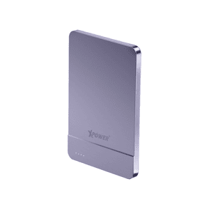 XPower 生活用品超級市場推薦：XPower M5J 2合1超薄鋁合金 5000mAh 15W 無線快充 +20W PD移動電源 紫色 (XP-M5J-PP)