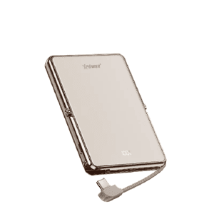 XPower 生活用品超級市場推薦：XPower M10K2 5合1鋅合金支架數顯 10000mAh PD+QI2磁吸移動電源 沙漠鈦金色 (XP-M10K2-DTI)