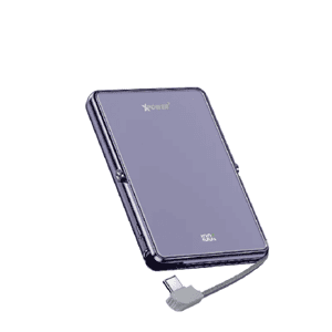 XPower 生活用品超級市場推薦：XPower M10K2 5合1鋅合金支架數顯 10000mAh PD+QI2磁吸移動電源 紫色 (XP-M10K2-PP)