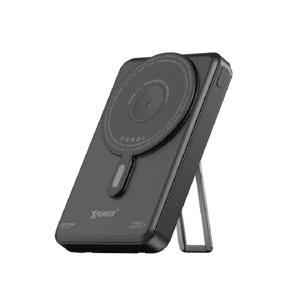 XPower 生活用品超級市場推薦：XPower M10R 7合1 10000mAh PD 3.0雙內置線+磁吸無線移動電源連支架 黑色 (M10R KH-88-BK)