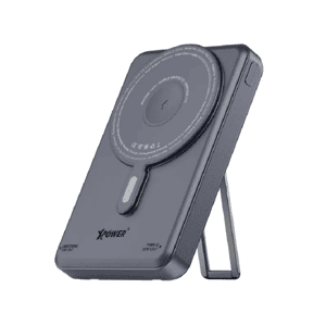 XPower 生活用品超級市場推薦：XPower M10R 7合1 10000mAh PD 3.0雙內置線+磁吸無線移動電源連支架 灰色 (M10R KH-88-GY)