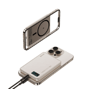 XPower 生活用品超級市場推薦：XPower MagDigita 彩屏顯示磨沙玻璃外殼 10000mAh PD3.0+QI2 磁吸移動電源 沙漠鈦金色 (XP-MAGDIGITA -DTI)