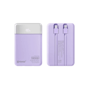 XPower 生活用品超級市場推薦：XPower B10H 3輸出雙內置線 Type-C PD/Lightning 10000mAh PD+SCP充電器 紫色 (B10H L1-PP)