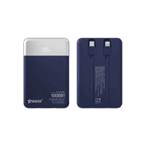 XPower 生活用品超級市場推薦：XPower B10H 3輸出雙內置線 Type-C PD/Lightning 10000mAh PD+SCP充電器 深藍色 (B10H L1-DBL)