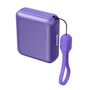 XPower 生活用品超級市場推薦：XPower B10L Type-C 10000mAh PD+PPS迷你移動電源 紫色 (B10L K22+-PP)