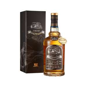 Omar 威士忌 Whisky推薦：Omar Cask Strength Single Malt Peated Whisky OMAR 原桶強度泥煤威士忌(波本桶) 700ml (0102 1063)
