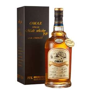 Omar 威士忌 Whisky推薦：Omar Cask Strength Single Malt Whisky (Bourbon) OMAR 原桶強度威士忌(波本桶) 700ml (0102 1062)
