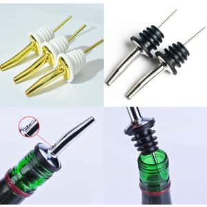 酒品配件-Accessories-品酒必備-不銹鋼紅酒香檳酒瓶倒酒器-顏色隨機-其他用品-清酒十四代獺祭專家